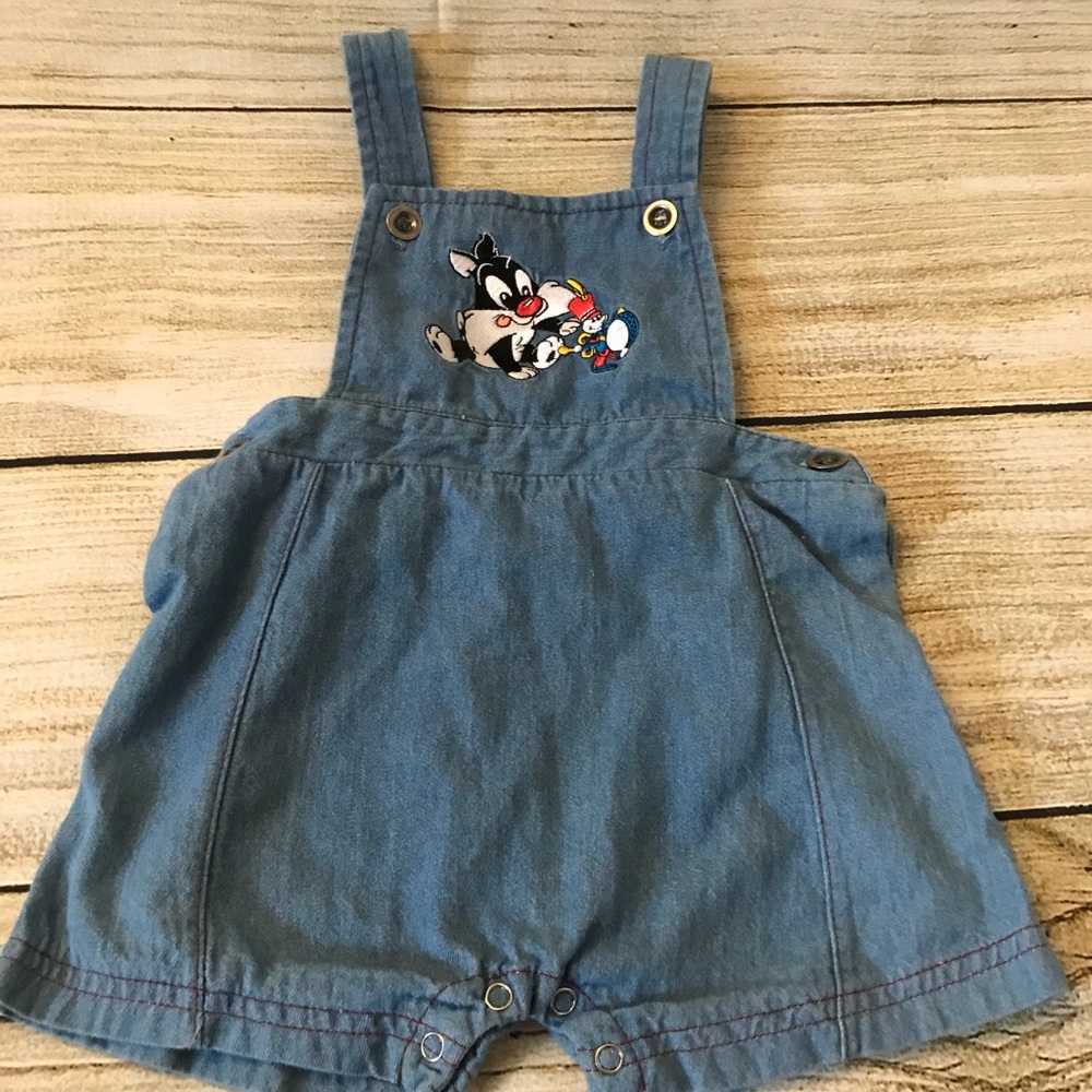 Vintage Looney Tunes overalls kids